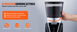 VEVOR 40MM Conical Burr Grind Setting Coffe Bean Electric Grinder Mocha Espresso Adjustment Coffee Machine for Home and Kitchen